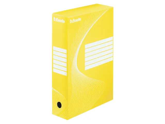 Archiefdoos Esselte Boxycolor 80mm 352x250mm geel