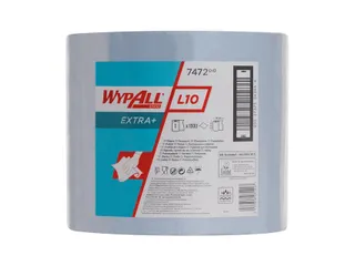 Poetsrol WypAll L10 EXTRA 1-laags 23,5cmx380m 1000vel blauw 7472 - 2