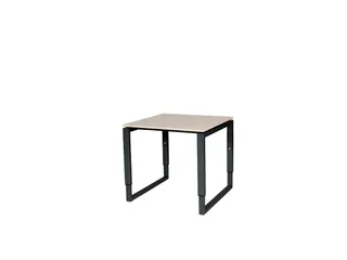 Domino Plus Bureau Hoogte Verstelbaar 800x800mm Robson Eiken Zwart - 1