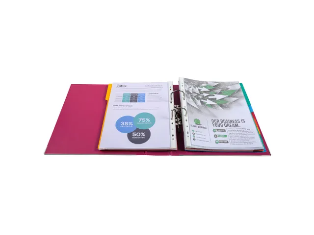 Ordner PP Prem'Touch A4maxi 80mm fuchsia