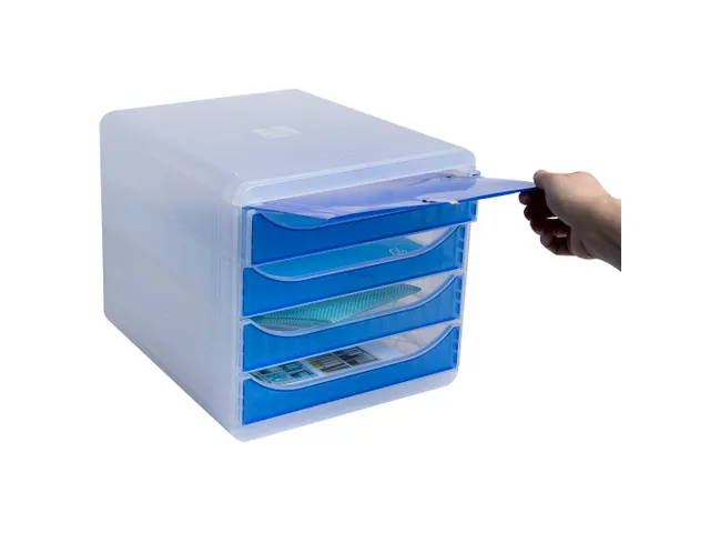 BIG-BOX Ladenblok A4+ Chromaline Transparant koningsblauw