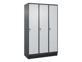 locker voor scheiding van kleding,HxBxD 1950x1200x500mm,3vak - 1
