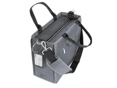 Bureautas Sigel voor hybride werken Premium M donkergrijs 360x280x150