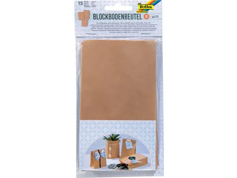 Papieren Zak 100 X 55 X 175 Mm 15 Stuks Kraft