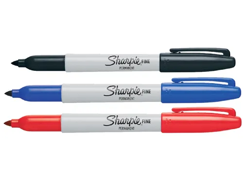 Viltstift Sharpie Fijne punt rond 0.9mm Blauw
