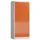 garderobekast 1800x800x500mm 2vak klink RAL7035 RAL3000