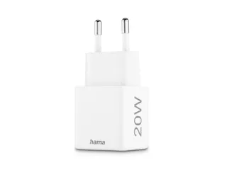 Oplader Hama USB-C/USB-A Mini PD 20W wit - 5