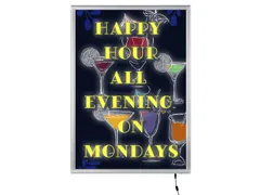 Kliklijst Seco A2 25mm LED slim zilver