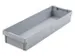 Bac de rangement,p. bac gerbable,HxLxl 80x560x178mm,division 1/2,PP