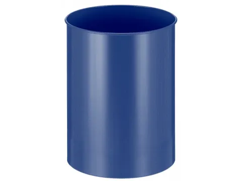Ronde papierbak 30 liter Blauw