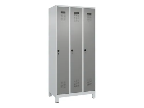 locker voor scheiding van kleding,HxBxD 1950x900x500mm,3vak