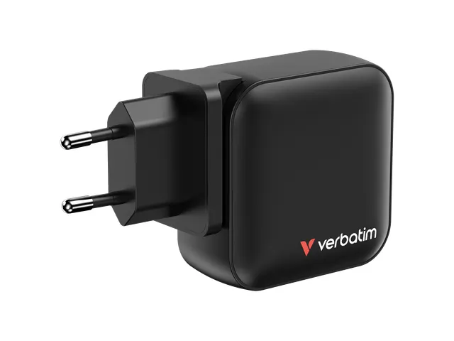 Mini GaN Muurlader 100W 4-poorts Zwart