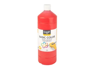 Plakkaatverf Creall basic lichtrood 1000ml - 1