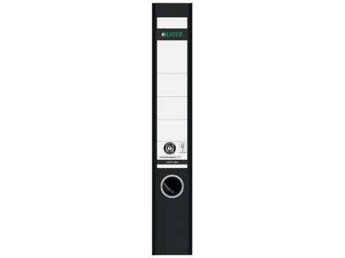 Leitz 1050 Ordner A4 50mm Karton Gewolkt Zwart 180° Mechaniek