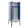 PBM-locker met bank,HxBxD 2120x800x815mm,2vak,vak B 400mm,draaigrendel