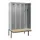 locker met bank,voor scheiding van kleding,HxBxD 2120x1200x815mm,4vak