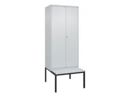 locker voor scheiding van kleding,HxBxD 2120x800x815mm,2vak