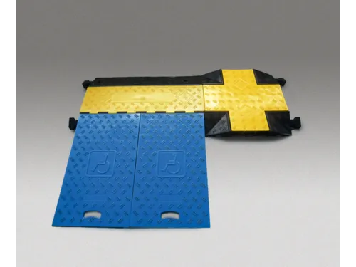 kabelbrug,kruisingselement,BxD 740x597mm,overrijd H 75mm,hard rubber