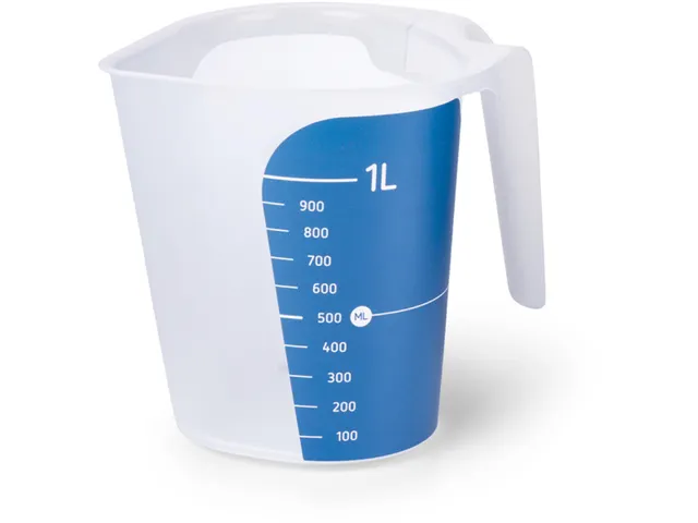 Maatbeker Cuisio 1L Kunststof Transparant