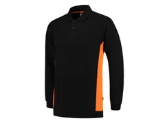 Sweat-shirt type polo Tricorp TS2000 302001 Bicolor, noir/orange, tail