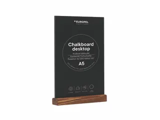 Krijtbord Europel tafelmodel A5 staand natural - 7