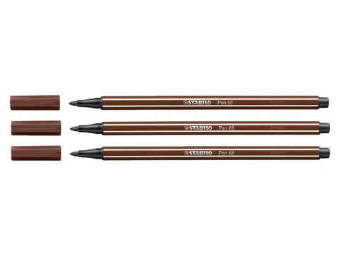 Viltstift STABILO Pen 68/45 medium bruin