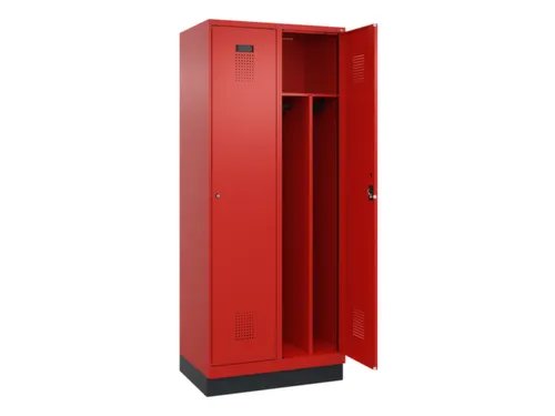 locker voor scheiding van kleding,HxBxD 1950x800x500mm,2vak