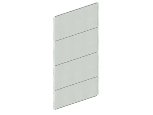 achterwand,v. inhaakstelling,HxB 2500x1300mm,verzinkt