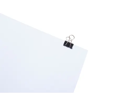 Papierklem MAUL 213 foldback 19mm capaciteit 7mm zwart