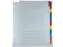 Tabblad karton A4 Assorti 12-delig 11-gaats Index