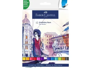 Duo aquarelmarker Goldfaber etui 12 stuks - 3
