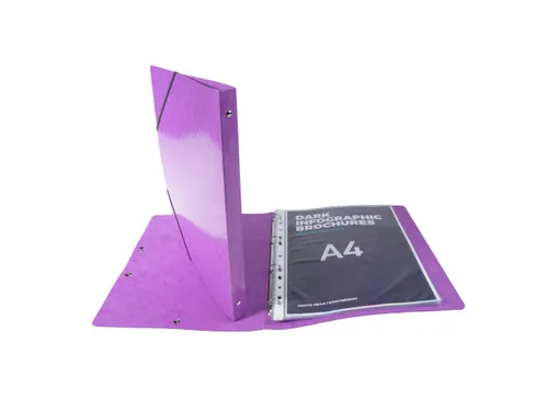 Ringmap IDERAMA A4 4R 15mm paars