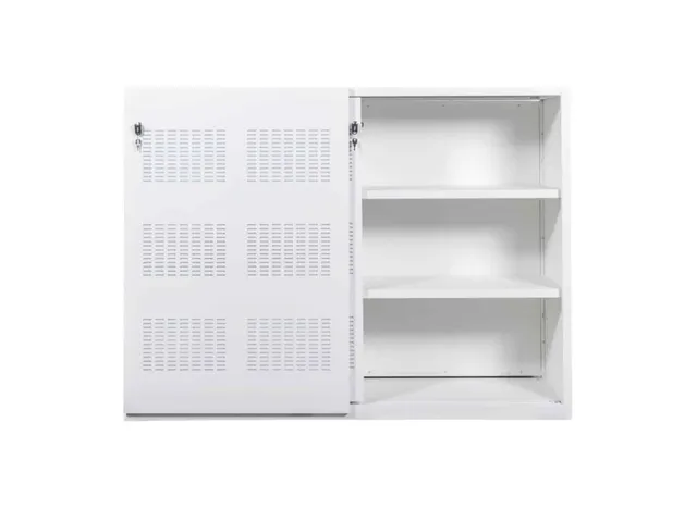 Schuifdeurkast Claudius N 160x120x45cm Wit Enkelzijdig