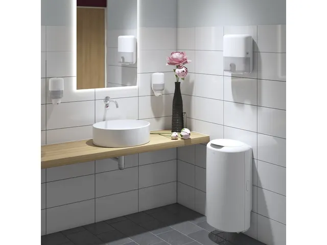 Tork 552100 H2 Mini Multifold Handdoek Dispenser Wit Voordeelbundel