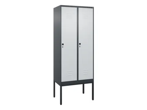 locker voor scheiding van kleding,HxBxD 2120x800x500mm,2vak