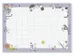 Bureauonderlegger Sigel Happy Grid A3 30 vel 80gr