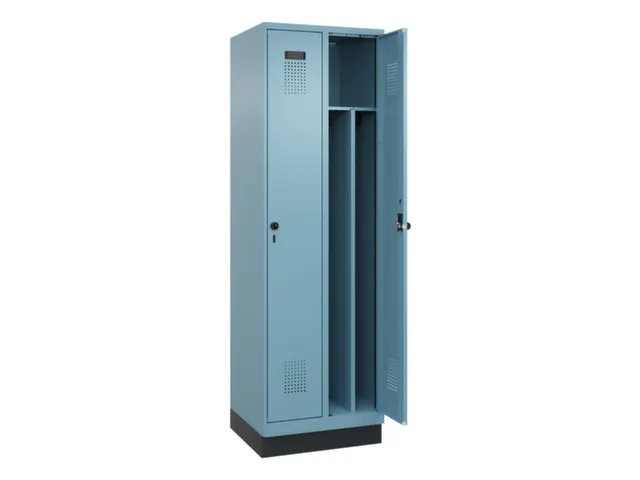locker voor scheiding van kleding,HxBxD 1950x600x500mm,2vak