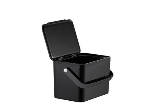 Afvalbak Deco Food Waste Caddy 4 Liter Zwart