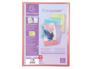 Showalbum A4 20 tas KREACOVER PASTEL Assorti - 40