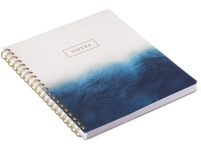 Notitieboek Èccolo spiraal Poly dip Dye lijn ca.20x25cm 80gr. 208pag.