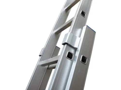 schuifladder,2x12,sporten,balk L 3,55-6,05m,2-dlg.,aluminium