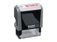 Tekststempel Trodat Printy 4912 betaald blauw rood
