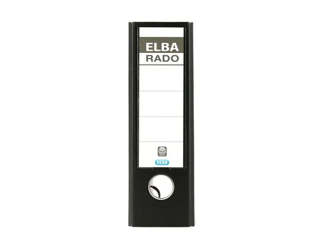 Ordner Elba Rado Plast A5 staand 75mm pvc zwart