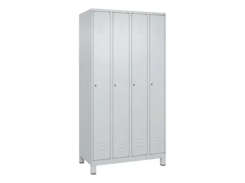 locker,HxBxD 1950x1000x500mm,4vak,vak B 250mm,cil.-slot,voeten