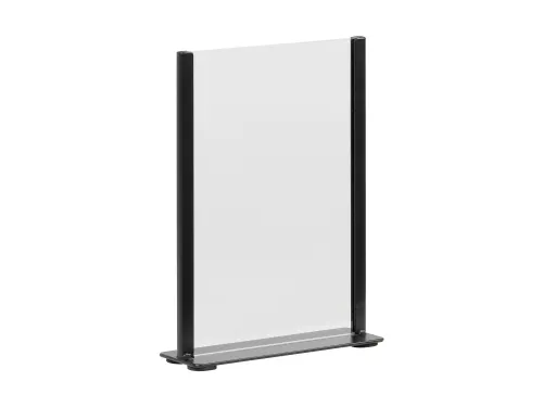 Kaarthouder Europel zwart metaal met acryl bord A5