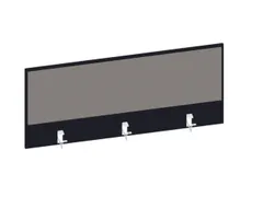 baliepaneel,v. bureau,aanbouw achter,B 1200mm,CC-zwart,BN8078-grijs