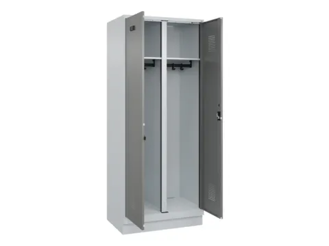locker voor scheiding van kleding,HxBxD 1950x800x500mm,2vak