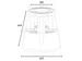 Tabouret marchepied à roulettes 150kg Gris