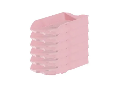 Brievenbak HAN Re-LOOP A4/C4 stapel- en nestbaar pastel roze 100% gere