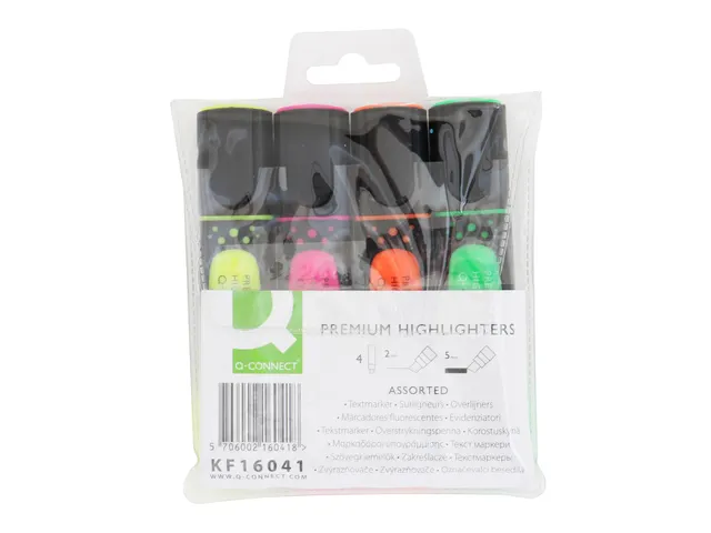 Premium Markeerstift Assorti 4 Stuks